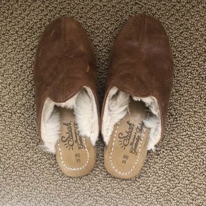 Sabah leather mules 39